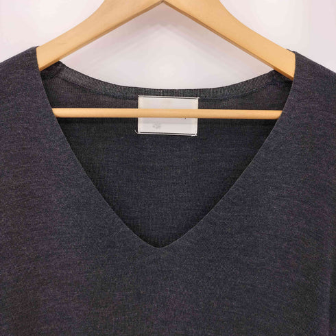 ベイジ BEIGE シルクレイヤード ルーズネックニットワンピース レディース 4