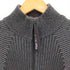 ジースターロー G-STAR RAW plated 3d biker zip thru ドライバーズニット メンズ S