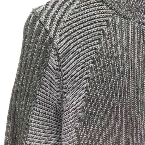 ジースターロー G-STAR RAW plated 3d biker zip thru ドライバーズニット メンズ S