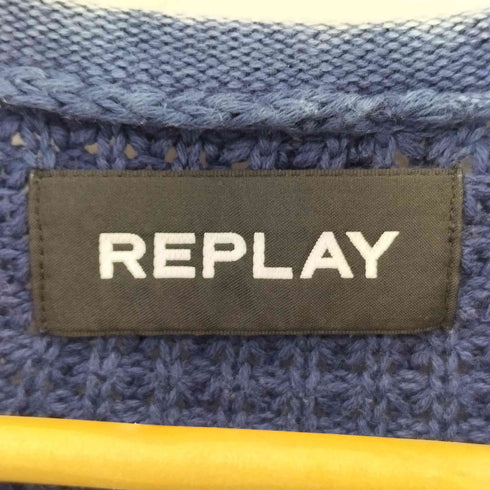 リプレイ REPLAY ベビーコットン ウォッシュニット メンズ S