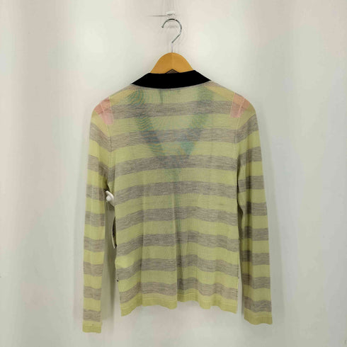 ソニアリキエル SONIA RYKIEL ウインドウペン カシミヤ混 カーディガン レディース 40