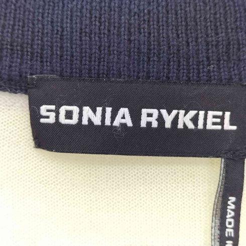 ソニアリキエル SONIA RYKIEL ウインドウペン カシミヤ混 カーディガン レディース 40