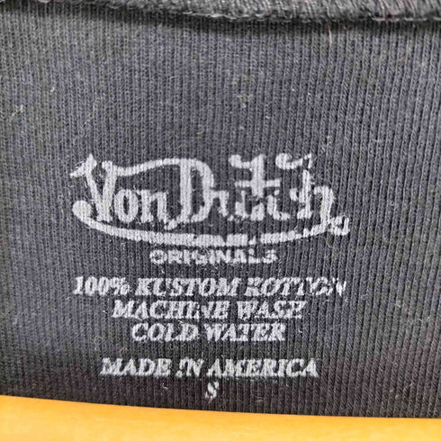 ボンダッチ Von Dutch USA製 Y2K ロゴプリント Tシャツ レディース import:S