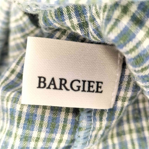 BARGIEE フーディチェックシャツ メンズ