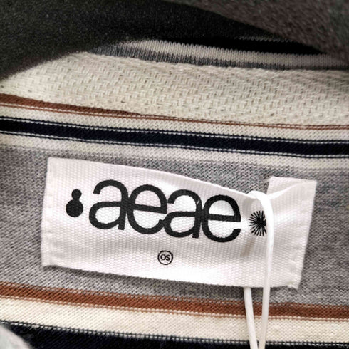 aeae ボーダーL/Sポロシャツ レディース ONE SIZE