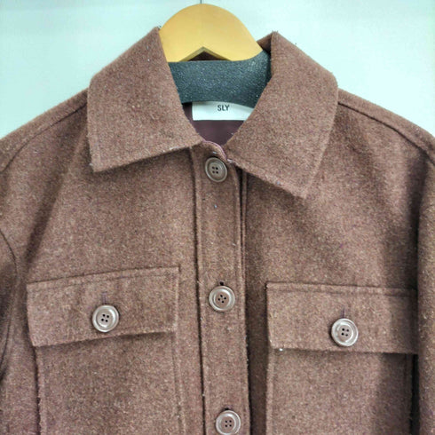 スライ SLY DROP SHOULDER POCKET COAT レディース FREE