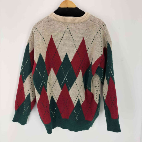 BLANK HOTEL Argyle Jacquard Loose-Fit Sweater メンズ FREE