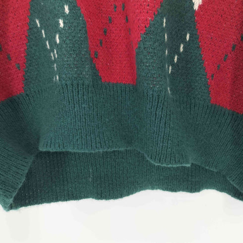 BLANK HOTEL Argyle Jacquard Loose-Fit Sweater メンズ FREE