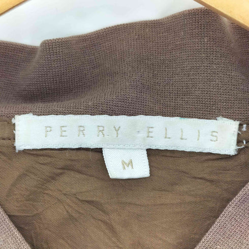 ペリーエリス PERRY ELLIS シルク100% ボンバージャケット メンズ M