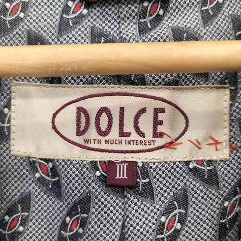 DOLCE カシミヤ混 ステンカラーコート メンズ 3