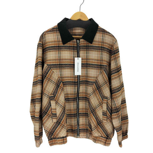Shoowtime Collar corduroy switching work check jacket メンズ JPN:L