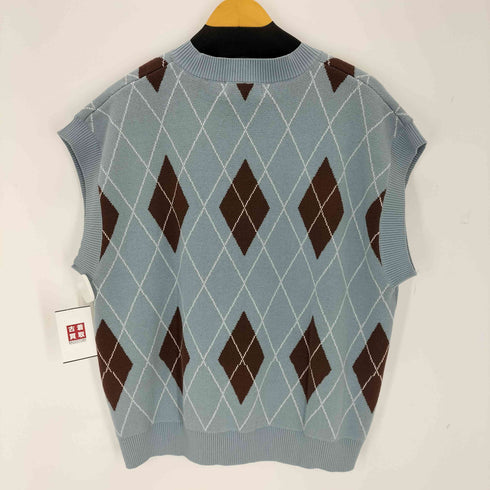レイジブルー RAGEBLUE アーガイルニットべスト メンズ JPN:M