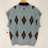 レイジブルー RAGEBLUE アーガイルニットべスト メンズ JPN:M