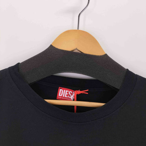 ディーゼル DIESEL T-BOXT-LS-Q10 クルーネックロングTシャツ メンズ import:L