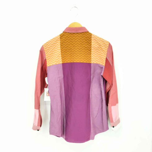 イッセイミヤケ ISSEY MIYAKE 80~90s 銀タグ マルチカラー シャツ メンズ 2