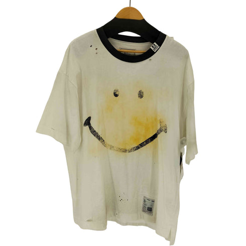 メゾンミハラヤスヒロ Maison MIHARA YASUHIRO SMILY FACE PRINTED DISTRESSED TEE メンズ JPN:46