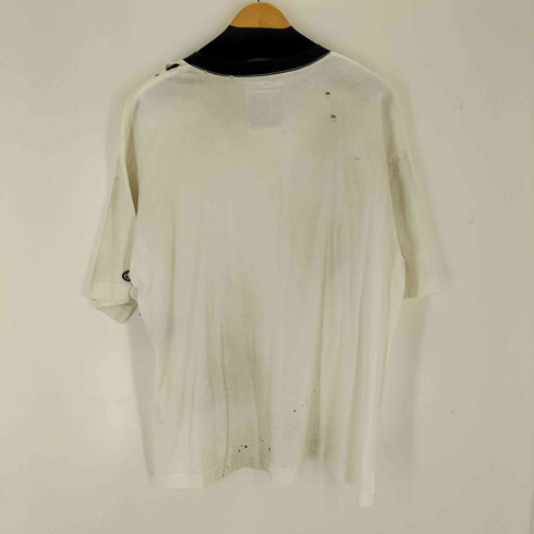 メゾンミハラヤスヒロ Maison MIHARA YASUHIRO SMILY FACE PRINTED DISTRESSED TEE メンズ JPN:46