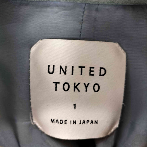 ユナイテッドトウキョウ UNITED TOKYO スウェードシングルライダースジャケット メンズ JPN:1