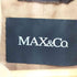 マックスアンドコー MAX&CO. ウール混 スタンドカラーコート レディース 38