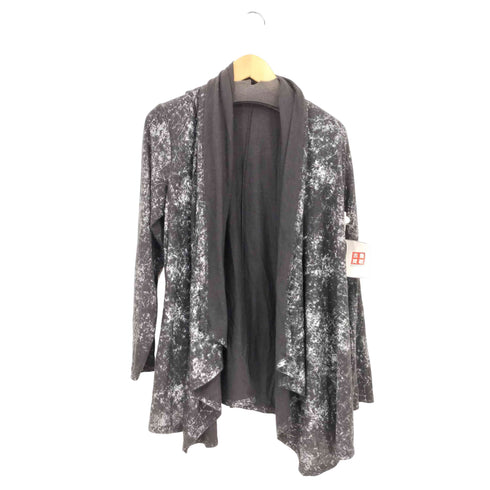 シュリセル SCHLUSSEL 総柄ドレープカーディガン Y2K メンズ