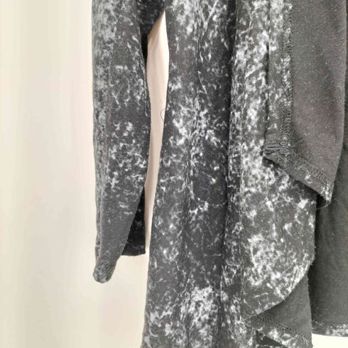 シュリセル SCHLUSSEL 総柄ドレープカーディガン Y2K メンズ