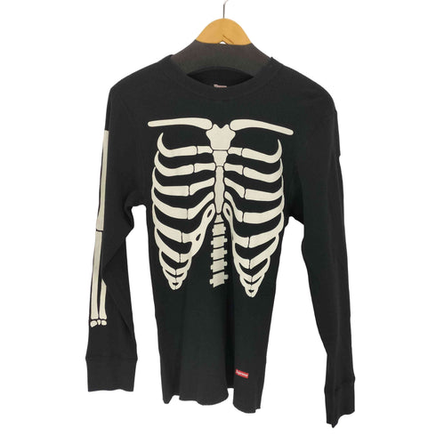 シュプリーム Supreme HANES Bones Thermal Crew Black メンズ import:M