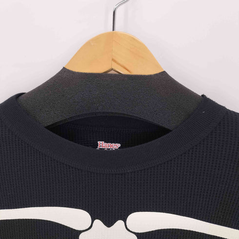 シュプリーム Supreme HANES Bones Thermal Crew Black メンズ import:M