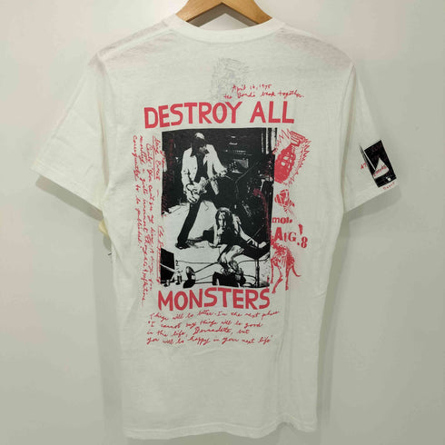 ジィヒステリックトリプルエックス Thee Hysteric XXX パンクロック サイケデリックロック ノイズロック ヘビィメタル バンドコラボ アートワーク両面プリント S/S Tシャツ メンズ JPN:M