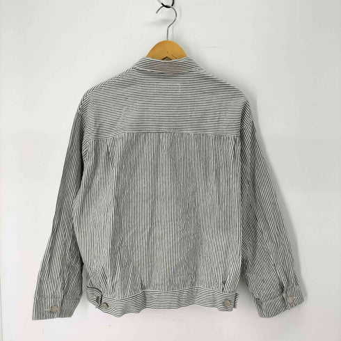 ジャーナルスタンダードレリューム JOURNAL STANDARD relume ヒッコリーストライプ柄 Gジャン トラッカージャケット メンズ import:L