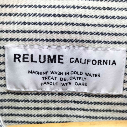 ジャーナルスタンダードレリューム JOURNAL STANDARD relume ヒッコリーストライプ柄 Gジャン トラッカージャケット メンズ import:L