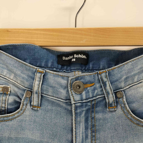 ダンケシェーン Danke Schon 21SS 裾ジップ ダメージ加工 スキニー メンズ 28