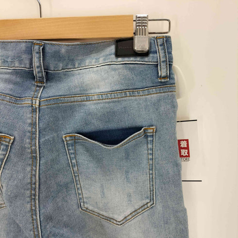 ダンケシェーン Danke Schon 21SS 裾ジップ ダメージ加工 スキニー メンズ 28