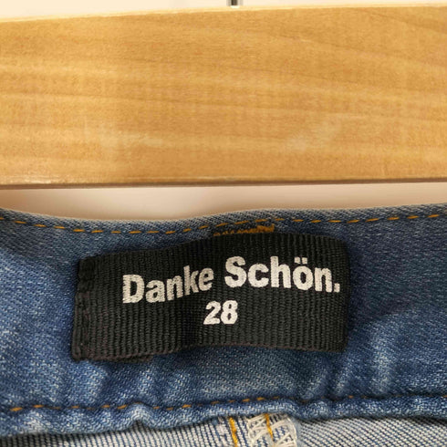 ダンケシェーン Danke Schon 21SS 裾ジップ ダメージ加工 スキニー メンズ 28