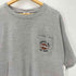 ハーレーダビッドソン HARLEY-DAVIDSON Hanes BEEFY ボディ CHICS DIG MY RIDE ROMMEL S/S 両面 プリント ポケ付き Tシャツ ビックサイズ メンズ 2XL