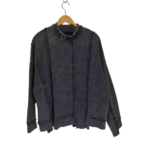 プランクプロジェクト PRANK PROJECT ピグメントピアッシングスウェットトップ Pigment Pierced Sweat Top メンズ FREE
