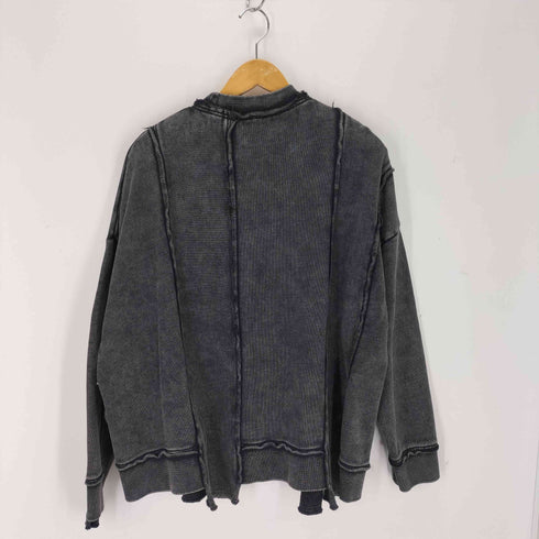 プランクプロジェクト PRANK PROJECT ピグメントピアッシングスウェットトップ Pigment Pierced Sweat Top メンズ FREE