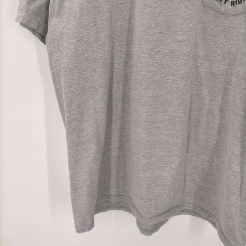 ハーレーダビッドソン HARLEY-DAVIDSON Hanes BEEFY ボディCHICS DIG MY RIDE LAWLESS S/S 両面 プリント ポケ付き Tシャツ ビックサイズ メンズ 2XL