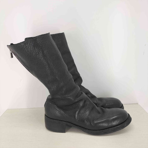 GUIDI バックジップブーツ メンズ 43