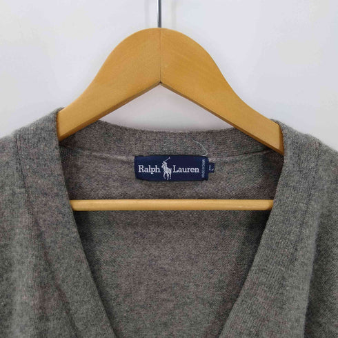 ラルフローレン RALPH LAUREN ポニー刺繍 Vネックカーディガン メンズ JPN:L