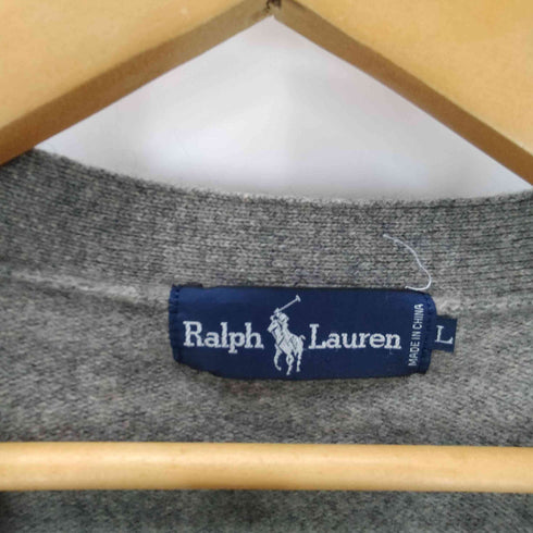 ラルフローレン RALPH LAUREN ポニー刺繍 Vネックカーディガン メンズ JPN:L