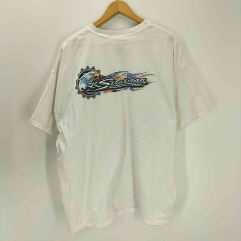 ハーレーダビッドソン HARLEY-DAVIDSON Hanes BEEFY ボディ RKStnatman inc イーグル バック プリント ポケ付き S/S Tシャツ メンズ 2XL