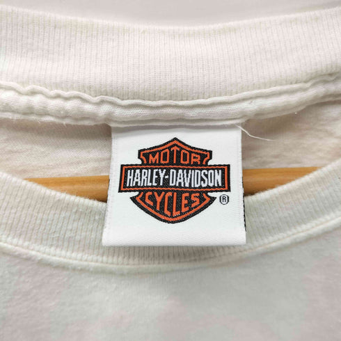 ハーレーダビッドソン HARLEY-DAVIDSON Hanes BEEFY ボディ RKStnatman inc イーグル バック プリント ポケ付き S/S Tシャツ メンズ 2XL