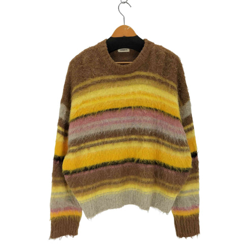 ガーメンツ GARMENTS 2 Low Multi Border Shaggy Knit メンズ