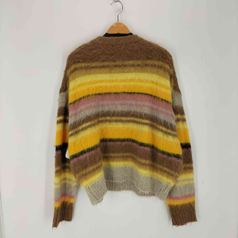 ガーメンツ GARMENTS 2 Low Multi Border Shaggy Knit メンズ