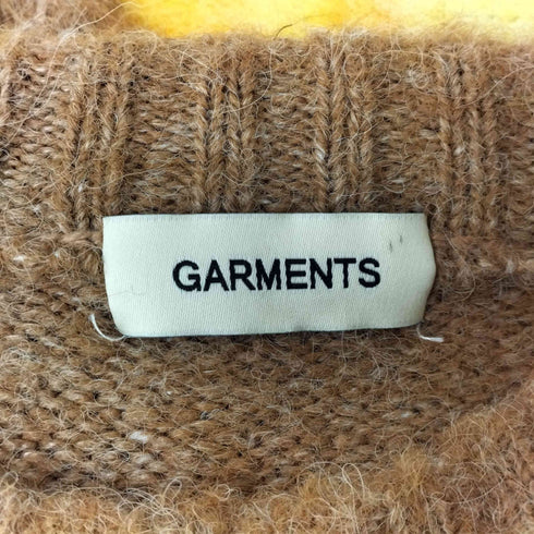 ガーメンツ GARMENTS 2 Low Multi Border Shaggy Knit メンズ