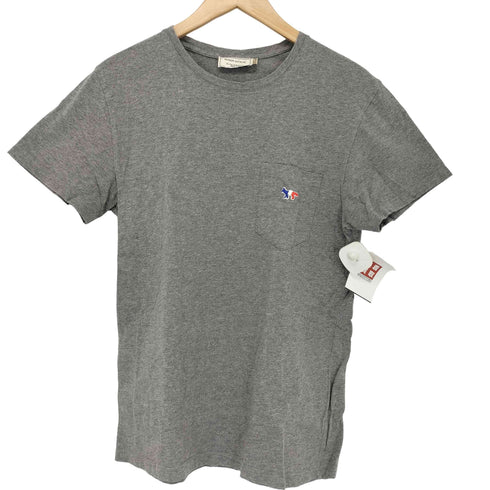メゾンキツネ MAISON KITSUNE フォックスパッチ ポケットTシャツ メンズ XS