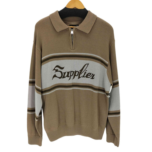 サプライヤー SUPPLIER Classic Half Zip Knit メンズ JPN:L