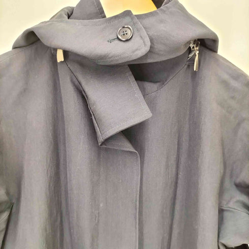 マックスマーラ MAX MARA 90S-00S 白タグ 比翼 ギャバジン ウール フーデッド ブルゾン テック archive メンズ