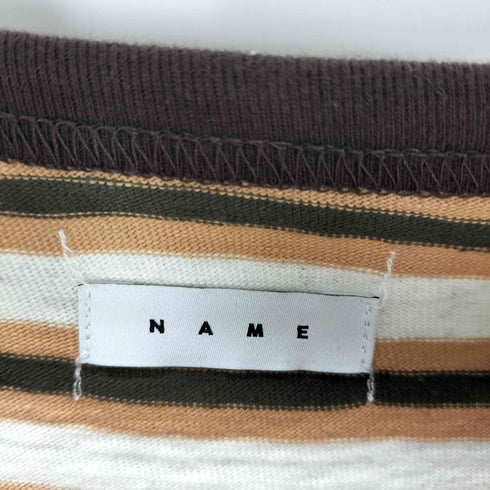 ネーム Name. BORDER LONG SLEEVE TEE メンズ JPN:1