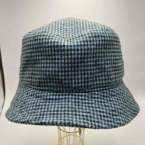 ステューシー Stussy Wool Check Big Stock Bucket Hat ウール チェック ビッグ ストック バケット ハット レディース S/M